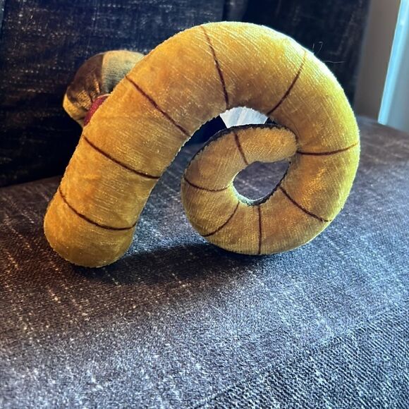 VINTAGE JUNGLE BOOK BABY KAA /RATTLE MINI BEAN BAG PLUSH RARE PREOWNED EXCELLENT - Picture 8 of 11